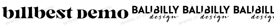 Billbest Demo字体转换